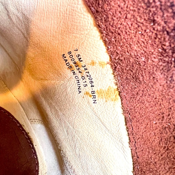 Frye Reed Women’s Suede Western Ankle Boots, Dark Brown, Size 7.5 - Picture 14 of 16